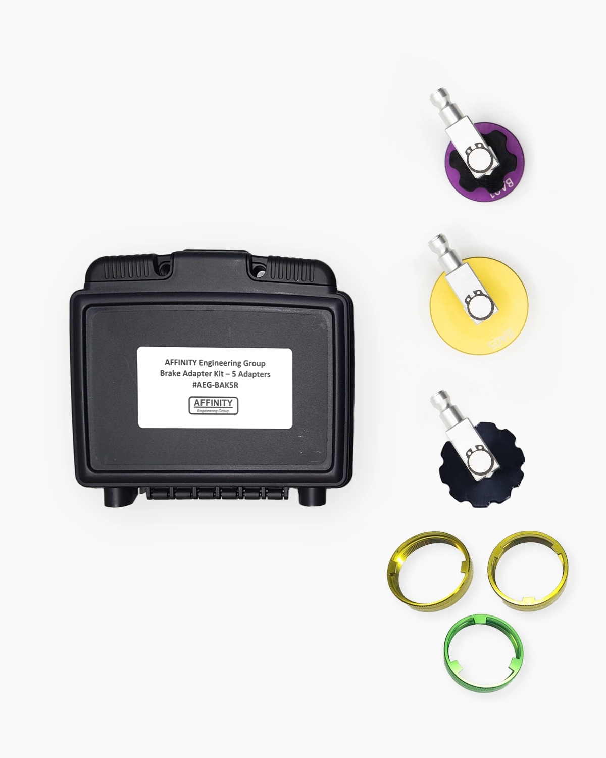 Brake Adapter Kit – 5 Adapters Domestic (Ring Style) (BAK5R)